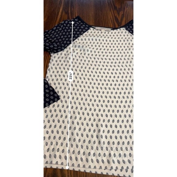 LOFT Women's Boatneck Blouse Long Sleeve Pullover Top Sz XS Petite Lightweight - Picture 10 of 13